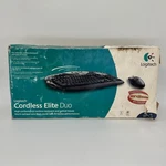Logitech Cordless Elite Duo Keyboard And Mouse - For Mac Windows New Open Box. Price: $40.46.