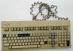 Vintage Wang 4 Pin Din Foam Foil Keyboard (untested, Missing Keys, Some Dirt). Price: $48.99.
