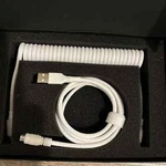 Drop Laser Coiled Aviator Usb/usb-c Keyboard Cable Open. Price: $20.00.