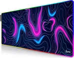 Rgb Gaming Mouse Pad, Large Extended Led Desk Mat With 12 Light Modes, Non-slip New. Price: $59.99.