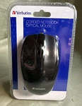 Verbatim 98106 Black Wired Optical Mouse New. Price: $9.99.