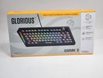 Glorious Gmmk 3 Barebones 75% Custom Mechanical Keyboard Kit Black Open. Price: $123.50.