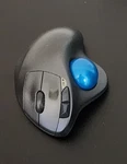 Logitech M570 Wireless Trackball Mouse Black W/ Bluetooth Dongle Ergonomic Used. Price: $24.95.