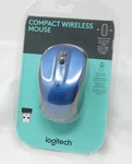 Logitech Compact Wireless Mouse 910-005754 (blue) 10M Range, Wheel For Web New. Price: $10.99.