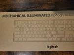 Logitech K845CH Mechanical Illuminated Keyboard, Cherry Mx Red Switches New. Price: $100.00.
