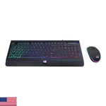 Adesso Easytouch 137CB Illuminated Gaming Keyboard & Mouse Combo New. Price: $62.40.