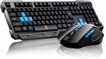 Soke-six Wireless Keyboard & Mouse Combo 2.4GHZ Ergonomic Dpi Control Black New. Price: $47.54.