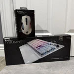 Roccat Vulcan 122 Aimo Keyboard & Kone Rgba Mouse Combo Open. Price: $116.00.