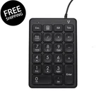 KP350V7 Usb Wired Numeric Keypad, 22 For Laptop Computer New. Price: $11.99.