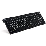 Logickeyboard Largeprint Nero White On Black Pc Xl Printed Slim Line New. Price: $129.90.