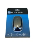 Hp X1250 Black Wireless Mouse 3 Button Brand New Sealed. Price: $39.60.