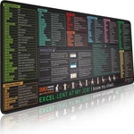 Excel Cheat Sheet Desk Pad Shortcut Keys Mouse Extended Large Xl New. Price: $30.98.