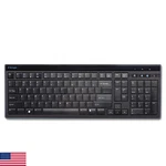 Kensington Slim Type Wired Keyboard (K72357USA),BLACK New. Price: $57.24.