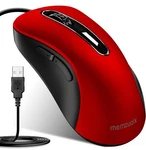 Memzuoix Wired Mouse, Usb Computer 1400 Dpi Mobile Optical Open. Price: $17.95.