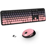 Kootop Wireless Keyboard And Mouse Combo, Cute Colorful 104 Keys Typewriter R... New. Price: $45.82.