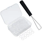 Keyboard Puller Keycap Removal Tool And 200 Pcs Rubber O-ring Dampeners Plumb... New. Price: $11.91.