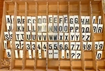 Huge Box Metal Church Sign Board Letters Numbers Symbols 578 Pc Exc No Yellowing Used. Price: $275.00.