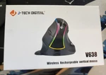 J-tech Digital Ergonomic Vertical Wireless Mouse W/ Palm Rest, V628P Open. Price: $24.99.