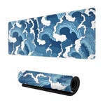 Japanese Wave Pad Blue And White Gaming Large Xxl Long Mousep... New. Price: $14.12.