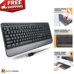 X9 Usb Wired Keyboard - Ergonomic Design, Wrist Rest, Multimedia Functionality New. Price: $51.09.
