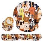 Britimes Ergonomic Mouse Pad Set With Wrist Rest Colorful Doodle Dogs Non-sli... New. Price: $23.48.