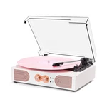 Vinyl Record Player With Built-in Speakers 3-SPEED Vintage Gold New. Price: $97.79.