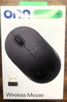New Onn Wireless Optical Mouse 5-BUTTON 1600 Dpi Usb Black, Small/mini Size. Price: $8.99.