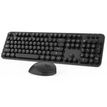 Wireless Keyboard And Mouse, Kootop Cute Black 2.4G New. Price: $50.65.