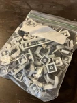Hyperx Pudding Keycap Set Pbt Black/white Layout For Mechanical Keyboard Used. Price: $14.99.