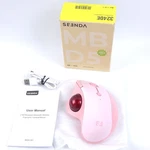 Seenda Wireless Trackball Mouse Bluetooth Ergonomic Rollerball Rechargeable Open. Price: $22.50.