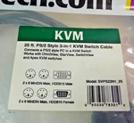 Kvm Cable By Startech SVPS23N1-25 25' Black 3-IN-1 PS/2 Open. Price: $12.00.
