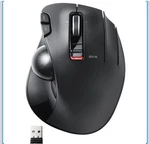 Elecom Ex-g Wireless Thumb-operated Trackball Mouse M-XT3DRBK-G New. Price: $38.00.