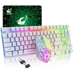 Lexonelec Wireless Rgb Backlit Gaming Keyboard Mouse Combo,rechargeable 3800M... New. Price: $43.12.