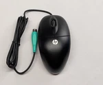 Vintage Hp Black Optical Mouse 2-BUTTON Scroll Wheel PS/2 Connection Mofxko Open. Price: $17.08.