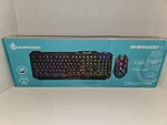 Shipadoo D620 Wired Rgb Color Cracked Backlight Gaming Keyboard And Mouse - New. Price: $17.00.
