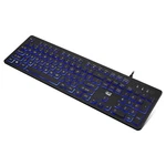 Adesso AKB-139EB Large Print Illuminated Led Keyboard 2X Big Letter Keys Blue... New. Price: $26.99.