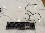 Logitech K845CH Mechanical Illuminated Keyboard, Cherry Mx Blue Switches Open. Price: $75.00.