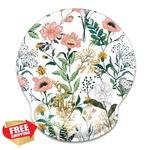 Waveyu Ergonomic Mouse Pad W/wrist Support, White Flower Non-slip New. Price: $20.00.