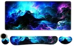 Aimsa Keyboard Mouse Pad Wrist Rest Set, Extended Desk Mat+ Ergonomic P... New. Price: $33.89.