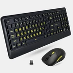 X9 Performance Print Wireless Keyboard And Mouse Combo - 4X Larger New. Price: $42.40.