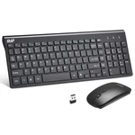 Rvp+ Wireless Keyboard And Mouse Ultra Slim Combo, 2.4GHZ Cordless Usb ... New. Price: $37.09.