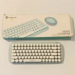 Letton V6060 2.4G Wireless Keyboard Win 84 Keys Turquoise - No Mouse Receiver For. Price: $22.36.