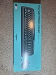 Logitech Full Size Wireless Keyboard Mouse Combo Brand New Unopened. Price: $25.99.