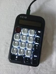 Azio Izo Wireless Mechanical Calculator & Number Pad (IN104) - Tested No Cord Used. Price: $39.99.