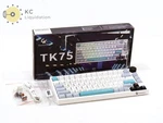 Gk Gamakay TK75 75% Mechanical Keyboard With Knob Control Gateron Red Switch Open. Price: $69.99.