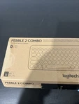 Logitech Pebble 2 Combo, Wireless Keyboard And Mouse, Quiet Portable, Custom Open. Price: $33.99.