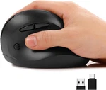 Autley AEM301 Wireless Vertical Ergonomic Mouse Comfort & Precision Open. Price: $39.00.