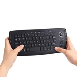 Fonicer Multimedia 2.4GHZ Wireless Mini Keyboard With Trackball Mouse Scroll Whe New. Price: $61.28.