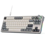 R87 Pro Wired Mechanical Keyboard With Hot Swappable Knob 75% Rgb Backlit Gam... New. Price: $88.79.