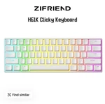 Mechanical Gaming Keyboard Wired 60% Hot Swappable Adjustable Actuation Rgb New. Price: $20.00.